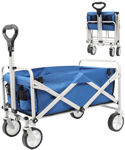 Chất Lượng Cao Tùy Chỉnh Có Thể Điều Chỉnh Có Thể Gập Lại Xe Đẩy Giỏ Hàng <span class=keywords><strong>4</strong></span>-Bánh Đóng Mở Gấp Tiện Ích Giỏ Hàng Ngoài Trời Cắm Trại Toa Xe Với Bảng - Product Image 1