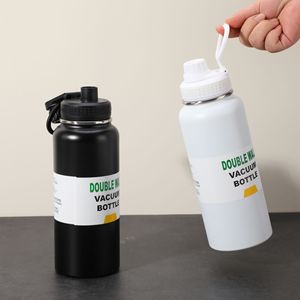 Double Wall Vacuum Bottle Stainless Steel Insulated Water Bottle Large Capacity Sports Kettle Car Portable Outdoor Travel Kettle - Product Image 3