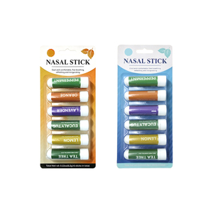 Bâtonnet nasal rafraîchissant aux huiles essentielles pures, inhalateur pour soulager la congestion des sinus, booster d'énergie, soulagement des allergies, inhalateur nasal - Product Image 3