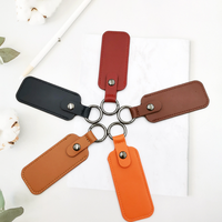 Nouveau Style PU cuir USB porte-clés voiture moderne porte-clés câble de données stockage porte-clés étui