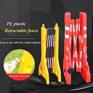Stabilité PE route rouge lieu public sécurité Barricade avertissement clôture extensible avertissement trafic plastique expansion barrière Mobile - Product Image 4