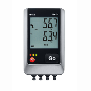 Testo 176-T4 Type K T G Temperature <strong>Data</strong> <strong>Logger</strong> 0572 1764 - Product Image 3