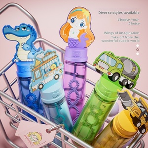 <span class=keywords><strong>Mini</strong></span> baguette à bulles de <span class=keywords><strong>dessin</strong></span> <span class=keywords><strong>animé</strong></span>, ensemble de jouets à bulles pour enfants, en plastique, plusieurs styles, taille petite, jouets amusants pour souffler de l'eau - Product Image 2
