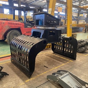 รถขุดก่อสร้างตะแกรงไฮดรอลิกหมุนได้ใช้สำหรับแผ่นเหล็กเครื่องคัดแยกไม้ - Product Image 4