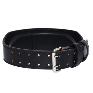 Cinturón de Soporte Lumbar de Cuero de Alta Resistencia con Logotipo Personalizado para Levantamiento de Pesas, Gimnasio y Entrenamiento - Product Image 3