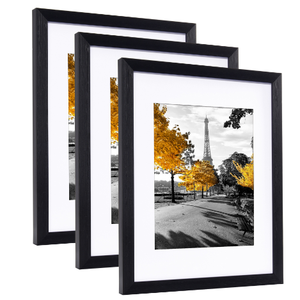 Wall Mount Gallery Chất lượng cao cổ điển khung ảnh đen trắng Tùy chỉnh hình ảnh khung trang trí nội thất - Product Image 1