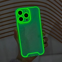 Coloré Pare-chocs Lueur Dans L'obscurité Lumineux Clair Téléphone Portable TPU Cas pour iPhone 15 14 Pro Max 13 12 X/XS XR 16 Pro Max Cas