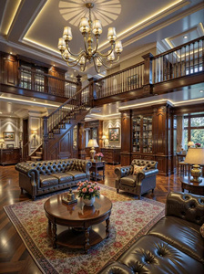 Solutions complètes pour les projets de rénovation intérieure, service de design d'intérieur de style américain traditionnel, rendu <span class=keywords><strong>3D</strong></span> - Product Image 4