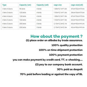 A tipi tavuk yumurta tabakası kafesleri RTL 3 4 katlı tavuklar pil otomatik tavuk çiftlikleri yetiştiriciliği tavuk kümesi satılık - Product Image 6