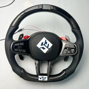 Volante LED de Fibra de Carbono Personalizado para <span class=keywords><strong>BMW</strong></span> G20 G30 G21 G22 G23 Serie 3 <span class=keywords><strong>320i</strong></span> 325i 330i 2019 2020 2023 - Product Image 1
