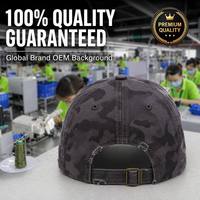 Casquette de baseball camouflage vieillie avec logo personnalisé, casquette trucker déchirée, broderie 3D en relief, casquette gothique, une image, réplique 100%, MOQ 50