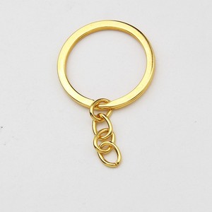 Stainless Steel 30mm Keychain Four Link <b>Chain</b> O-Ring <b>Key</b> Ring Silver Nickel Free General Purpose Metal <b>Key</b> <b>Chains</b> - Product Image 2