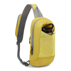 Sac de poitrine à bandoulière en nylon personnalisé avec logo pour hommes et femmes, sac de sport, sac de voyage quotidien, sac de poitrine à bandoulière - Product Image 4