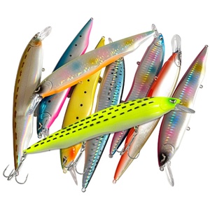 Señuelo flotante tipo Minnow para pescar lucio, lubina, zander, marlín, salmón, cebo duro de superficie, señuelos de natación ABS de lanzamiento largo para pesca en agua salada - Product Image 6