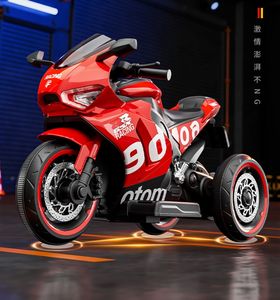 Nuevo modelo gran oferta 12V paseo en coche <span class=keywords><strong>3</strong></span> ruedas motocicleta bicicleta eléctrica batería con música ligera motocicleta Motor coches para niños - Product Image 6