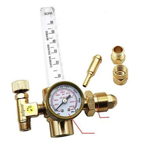 เครื่องวัดการไหลของอาร์กอน Co2 0-15 ลิตรต่อนาที พร้อมเกจวัดสำหรับควบคุมแก๊สเชื่อม - Product Image 3