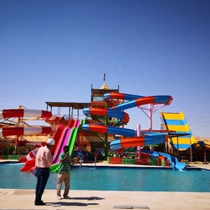 Equipo de Parque Acuático de Alta Calidad para Exteriores, Tobogán de Agua Comercial de Fibra de Vidrio para <span class=keywords><strong>Piscinas</strong></span>, para Niños - Product Image 6