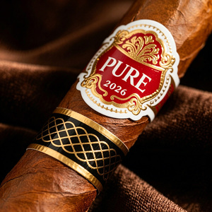 Anillo para Cigarros con Logotipo de Marca Privada Personalizado, Impresión de Anillos para Cigarros, Etiquetas en Relieve con Lámina Dorada, Banda para Cigarros - Product Image 1