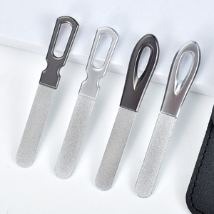 Limes à ongles argentées et noires avec capuchon, outil de beauté, personnalisables avec logo, prix de gros - Product Image 5