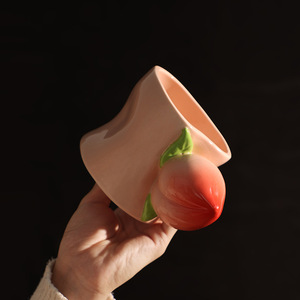 Seaygift Business Creative Fruit Peach <span class=keywords><strong>Taza</strong></span> de agua de cerámica Modern Home Office Drinkware <span class=keywords><strong>Taza</strong></span> para <span class=keywords><strong>regalo</strong></span> de cumpleaños <span class=keywords><strong>original</strong></span> Idea - Product Image 4