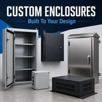 Fabricant d'armoires métalliques de haute précision, boîtiers électroniques en aluminium, service de pliage et de soudage CNC avec DFM