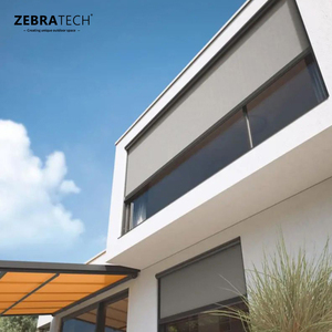 Commercio all'ingrosso elettrico esterno <span class=keywords><strong>tende</strong></span> impermeabili antivento Patio schermo parasole per giardino Veranda balcone-installazione incorporato - Product Image 6