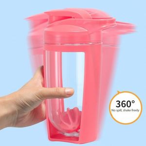 Vaso Mezclador Portátil de Plástico de Doble Capa de 500 ml con Escala y Logotipo Personalizado, para Batidos, Proteínas en Polvo, Fitness, Deportes, Regalo - Product Image 4