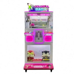 Good Quality Coin Claw Machine Clip Doll Machine Four Boutique Large Commercial Clip Key <b>Chain</b> Mini Minicomputer - Product Image 2