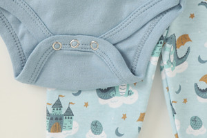 Conjuntos de Ropa de Bebé de Algodón al por Mayor, 0-9 <span class=keywords><strong>Meses</strong></span>, Verano, Casual, Transpirable, Lindos Estampados de Animales, Unisex, 3 Piezas - Product Image 4