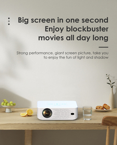 Rayingtech Y2pro มินิโปรเจคเตอร์ LED 1080P ขนาด8GB รอม Android 9 WIFI 6 4K ความละเอียดสูงสุดอัจฉริยะพกพาได้800โฮมเธียเตอร์ - Product Image 2