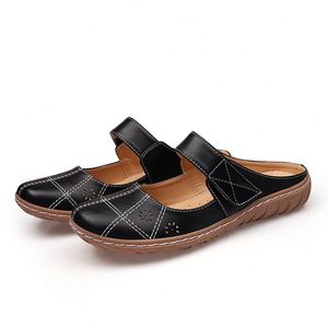 Zapatos de Mujer de Moda 2026, Nuevas Pantuflas Planas de Buena Calidad para Mamá - Product Image 1