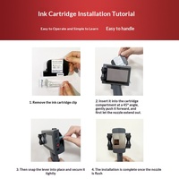 Imprimante à jet d'encre portable de qualité supérieure, machine de codage automatique de la date pour l'impression sur les emballages, les sacs et les cartons