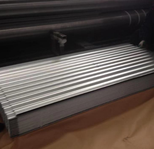 Panneau en acier ondulé, revêtu de zinc, tôle <span class=keywords><strong>ondulée</strong></span> galvanisée pour <span class=keywords><strong>bardage</strong></span> mural et toiture - Product Image 3