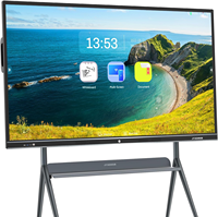 Tableau blanc interactif intelligent 85 pouces 4K avec écran tactile, écran plat interactif pour l'enseignement scolaire