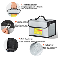 Sac de sécurité pour batterie Lipo Molipo, grande capacité, ignifuge, étanche, modèle MB001