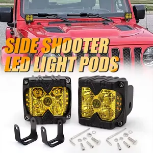 Nueva llegada IP68 al aire libre LED luz de trabajo para Tractor vehículo todoterreno Auto LED luces de trabajo coches cuadrados LED luces de trabajo coches