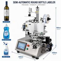 Machine d'étiquetage automatique multifonctionnelle électrique T-502 à grande vitesse (65 pièces/min) pour étiquettes carrées en plastique