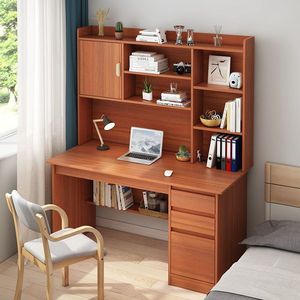 <span class=keywords><strong>Escritorio</strong></span> con Estantería Integrada, Estantes y <span class=keywords><strong>Cajones</strong></span> <span class=keywords><strong>de</strong></span> PVC - <span class=keywords><strong>Escritorio</strong></span> para Estudiantes, <span class=keywords><strong>Computadora</strong></span> y Oficina, Ideal para Dormitorio, Estudio en Casa o Alquiler - Product Image 2