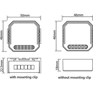 Homcloud โมดูลสวิตช์ Wi-Fi อัจฉริยะ2ช่อง220V AC 10A สำหรับระบบบ้านอัจฉริยะ - Product Image 4