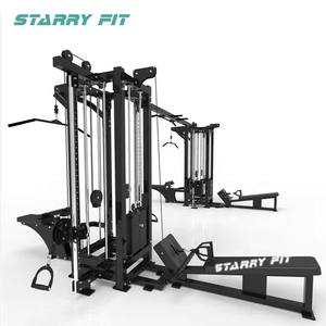 Appareil de musculation commercial 8 stations <span class=keywords><strong>Basic</strong></span> Trainer à deux poignées, modèle 2025, le plus vendu pour l'entraînement de force en salle de sport - Product Image 2
