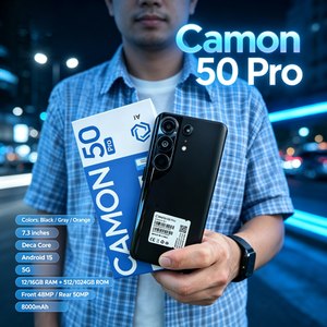 Teléfono Inteligente Original Android Camon 50 Pro 5G, Pantalla Ligeramente Curva de 7.3 Pulgadas, 16GB de RAM, 1TB de Almacenamiento, Deca Core, CDMA LTE, Doble SIM - Product Image 3