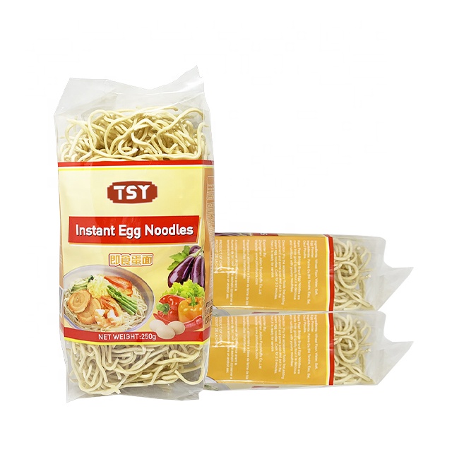TSY еда, быстро приготовленные кудрявые, безупречные, без ГМО, готовые мгновенные яичные лапши