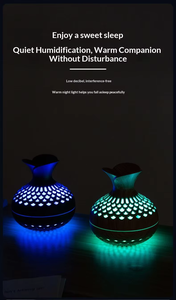 Pelembap Udara untuk Rumah Kamar Tidur Vas Kayu <span class=keywords><strong>Mini</strong></span> Pelembap Udara Aroma Terapi <span class=keywords><strong>Diffuser</strong></span> Ultrasonik - Product Image 4