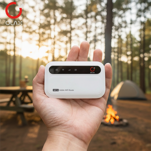 เราเตอร์ไร้สาย MF985 รุ่น US EU สำหรับภายนอกอาคาร WiFi6 4G รองรับซิมการ์ด ไฟร์วอลล์ 2.4G Cat4 แบตเตอรี่ 3000mAh รองรับผู้ใช้ 10 คน WEP ความเร็วสูง Po - Product Image 1