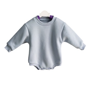 Vêtements pour enfants, vêtements pour bébés, combinaison longue manches pour bébé, automne et hiver, avec ensemble de combinaison en peluche pour la chaleur - Product Image 1