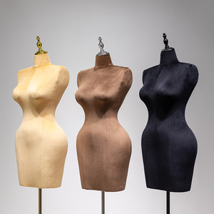 Großhandel Curvy Pinable Female Plus Size Schaum Oberkörper Schaufenster puppe Big Breast & Butt BBL Kleid Verstellbares Kleid Form <span class=keywords><strong>Torso</strong></span> - Product Image 3