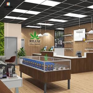 Conception d'intérieur personnalisée pour pharmacie |   Étagères de présentation de médicaments en bois et comptoir de caisse |   Solutions de mobilier modernes pour les pharmacies - Product Image 1