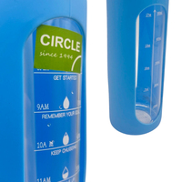 Bouteille d'eau potable en verre de 650ml 1000ml avec manchon en silicone Flacon à thé en verre de grande capacité avec logo personnalisé pour eau chaude