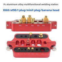 Outils de soudage pour modèles réduits d'avions YF, station de soudage multifonctionnelle en alliage d'aluminium, connecteurs XT60 XT90, connecteurs banane 3,5 mm