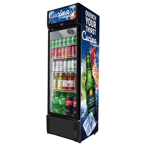 Refrigeradores Exhibidores para Supermercados de 288L, Refrigerador Comercial para Bebidas, Cerveza, Vegetales y Frutas - Product Image 1
